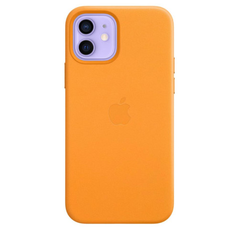 Чохол Leather Case with MagSafe для Iphone 12 mini California Poppy